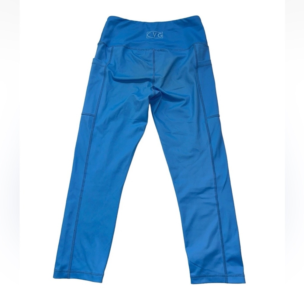 CVG Baby Blue High-Waisted Capri Leggings sz L